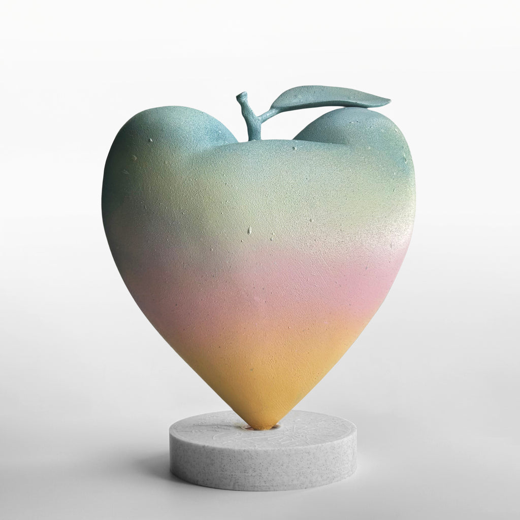 Resin Heart Sculptures