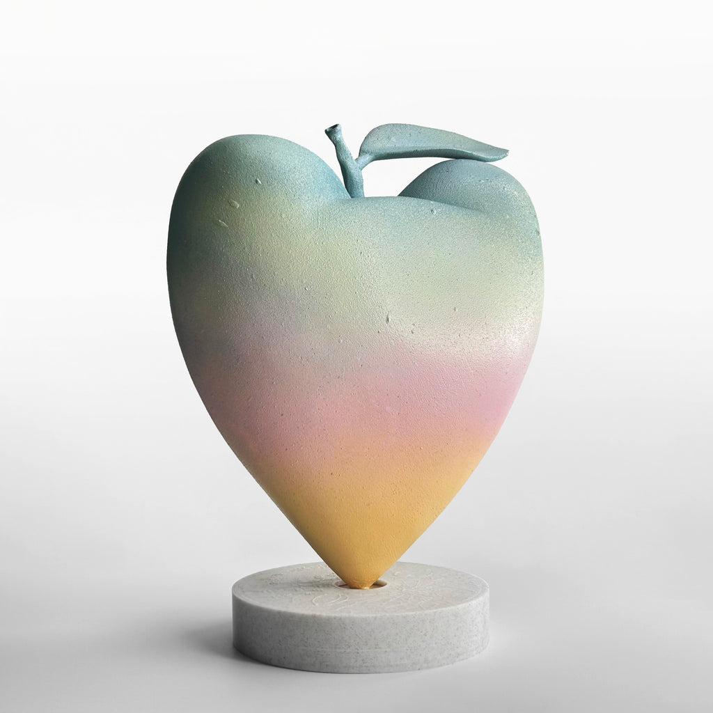 Resin Heart Sculptures