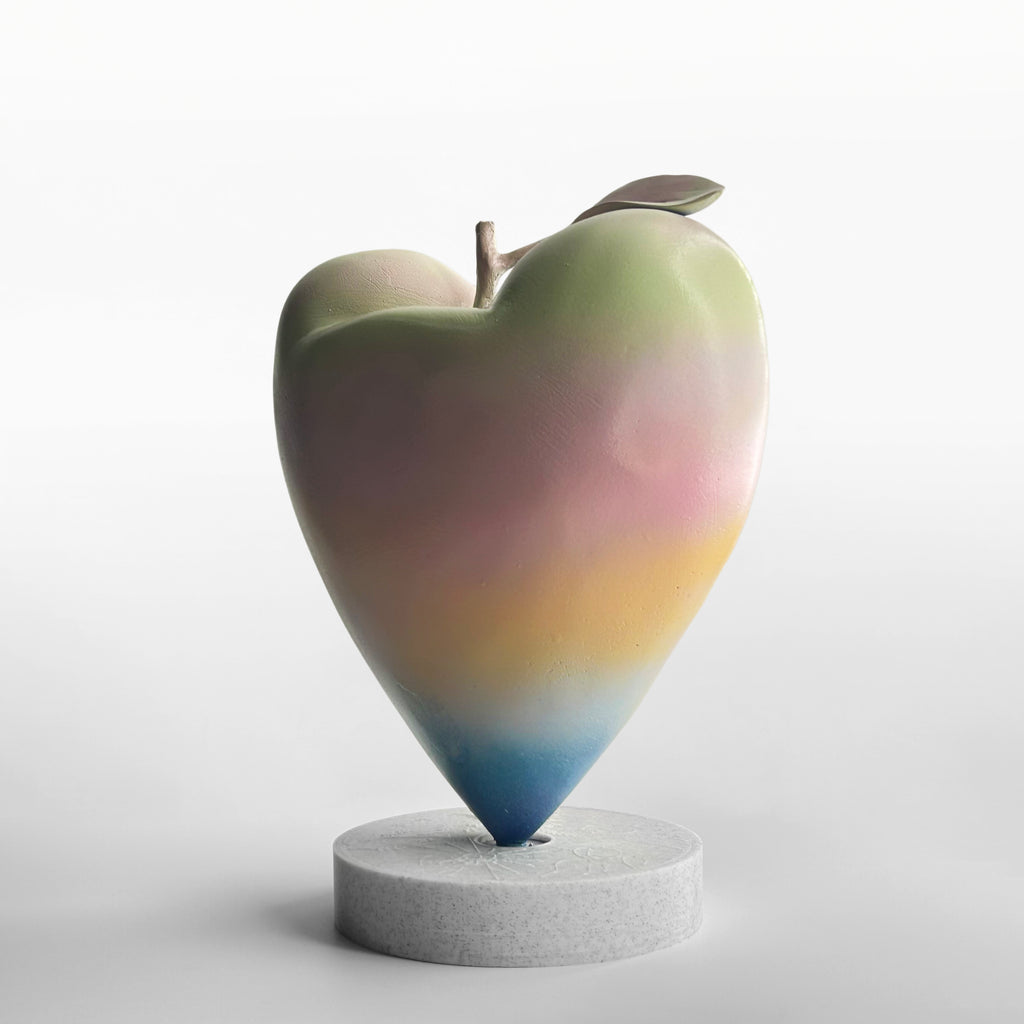 3D Resin Heart Sculptures
