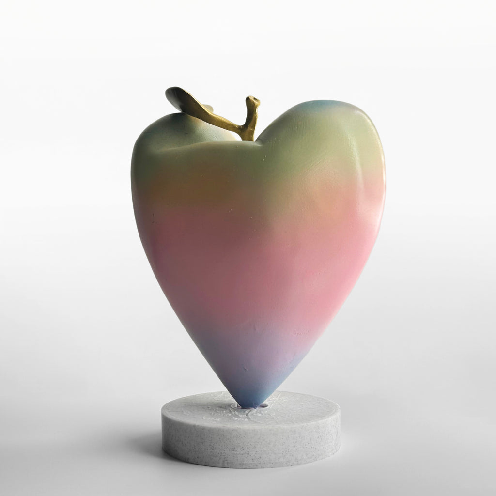 Stylish Resin Heart Sculpture